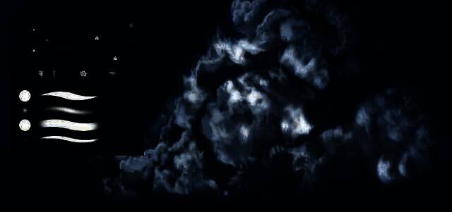 使用雕刻笔刷增强云朵纹理细节