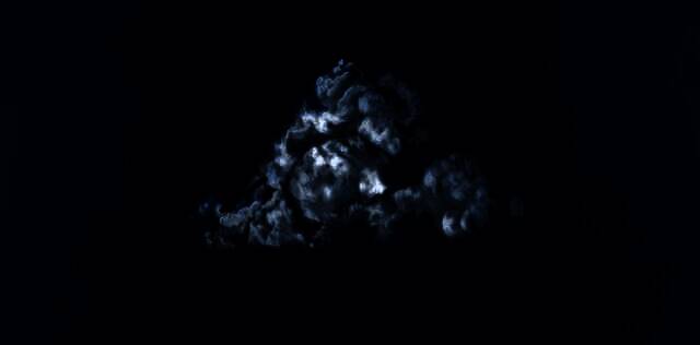 云朵光影与阴影叠加效果