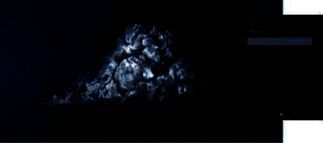 浅蓝色渐变映射调整云彩色调