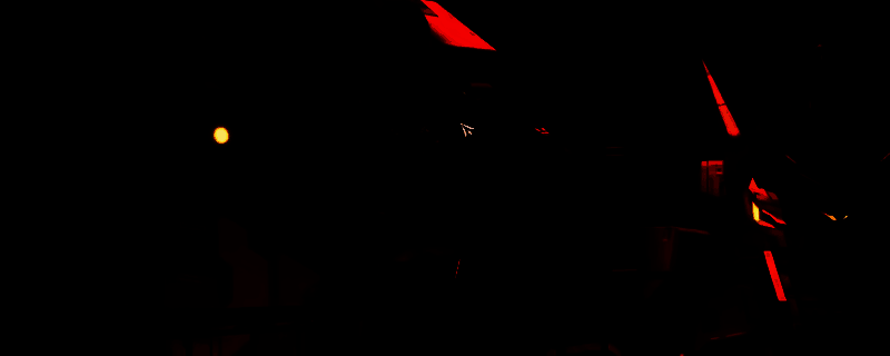 《解限机》阿奎那机甲展示图，机身流线型设计搭配高机动推进器，激光武器穿透墙体