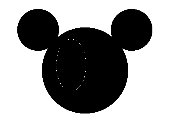 脸部椭圆填充后效果展示图