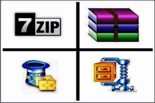 文件夹压缩操作界面，显示压缩完成后的文件结构