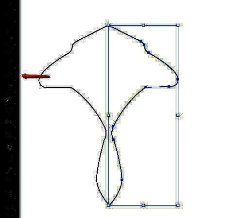 通过镜像复制完成对称蘑菇造型的制作过程