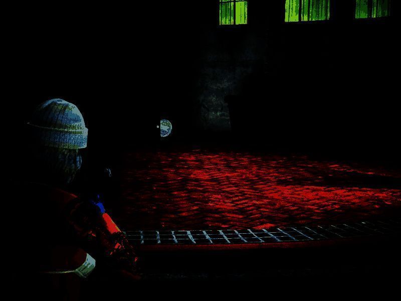 第一个道具具体位置截图，门口左侧角落特写