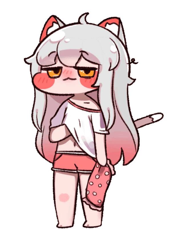 角色柯米与黄油在画面中做出搞笑动作，表情丰富