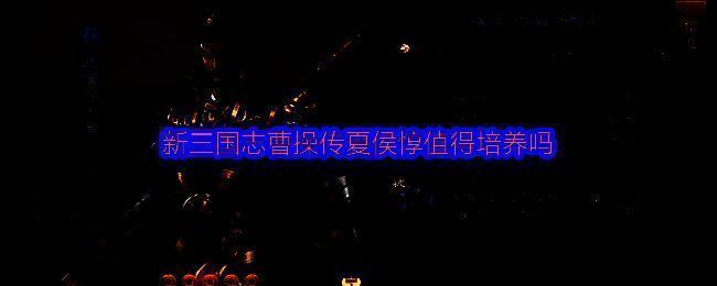 夏侯惇战斗场景，手持长枪冲锋，周围有骑兵队伍