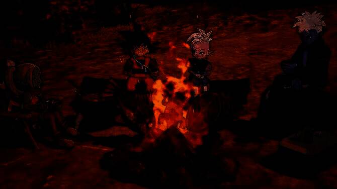 魔界场景中的战斗特效展示，光影效果更加逼真