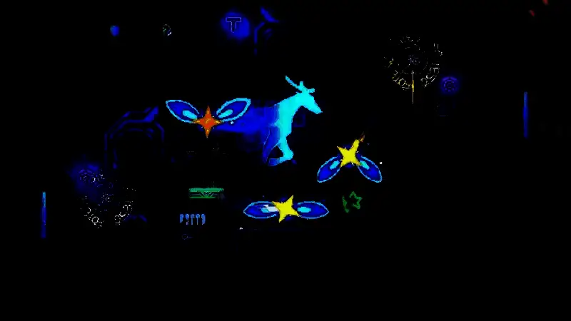 游戏场景展示，充满未来科技感的深渊世界