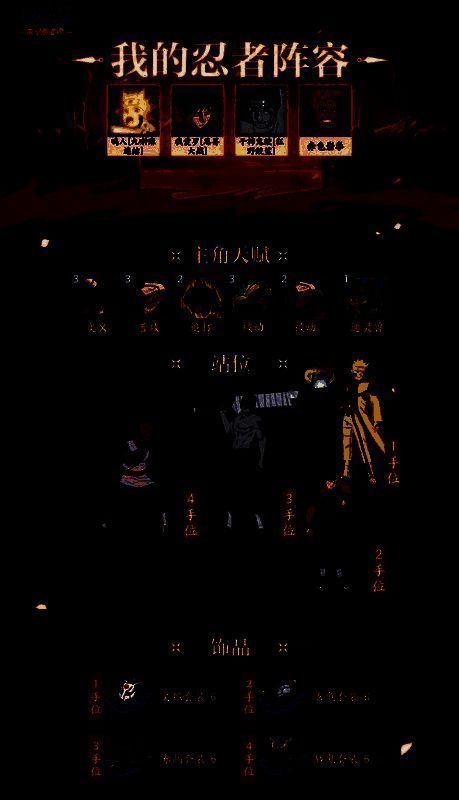 鸣人与队友在斗祭战斗中的战术部署画面，策略感十足