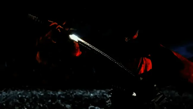 《羊蹄山之魂》游戏场景截图，主角阿津手持武士刀，背景为日本古代风格建筑