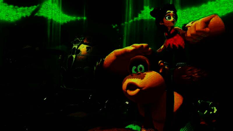 咚奇刚蕉力全开游戏封面，卡通风格角色与香蕉元素交织，色彩鲜艳