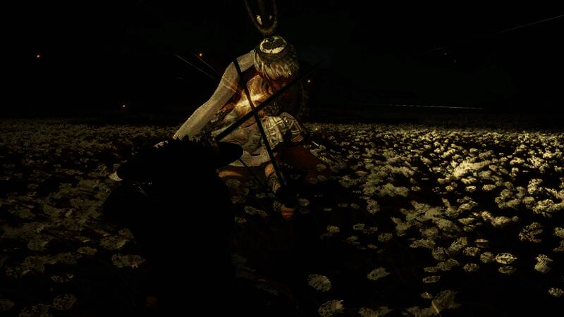 《十二影》场景美术图，东方风格浓厚的神庙与战斗舞台