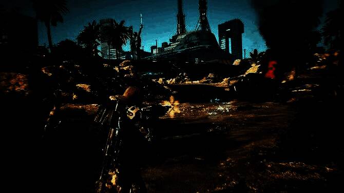 游戏地图全景展示，多个战斗区域清晰可见，战术布局一目了然