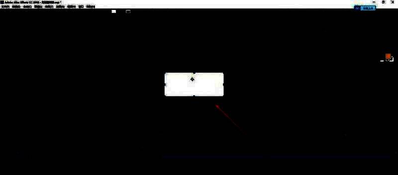 Adobe After Effects界面中使用矩形工具创建基础图形