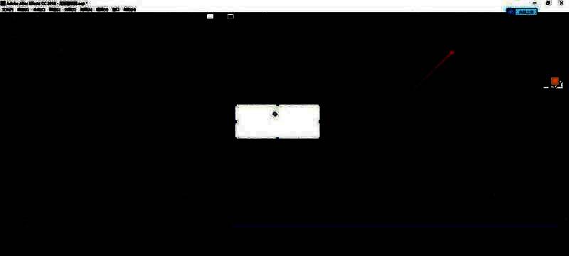 在效果面板中选择毛边特效并添加至图形图层