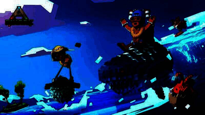 游戏主界面展示，像素风格与恐龙元素结合，界面中央为开始游戏选项