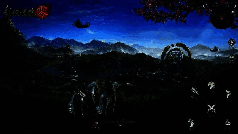 游戏场景展示帮会集结与野外战斗，氛围热血激昂