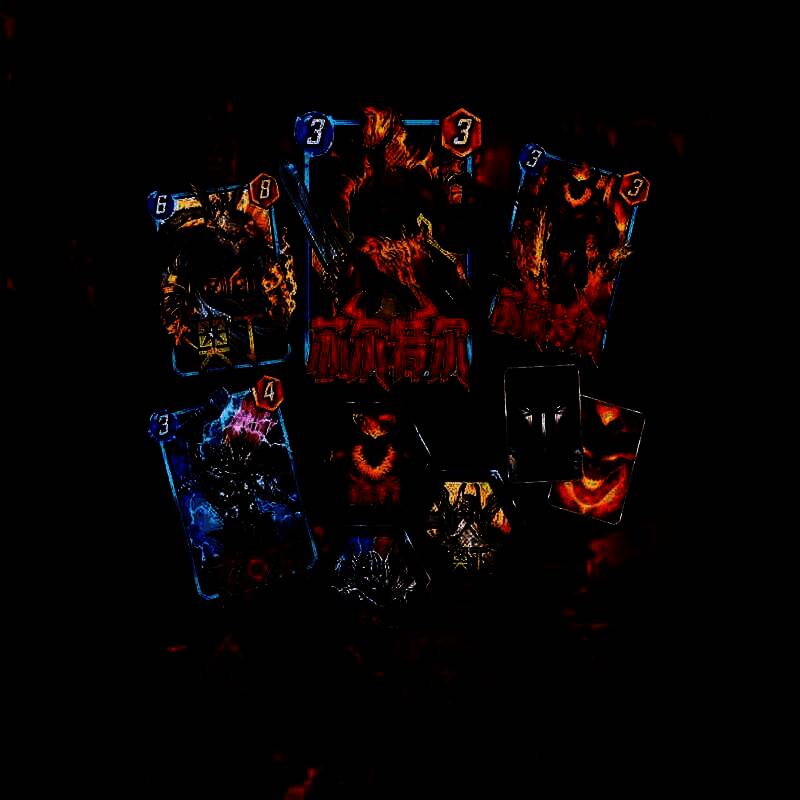 芬里尔卡牌展示，北欧风格浓厚，气势磅礴