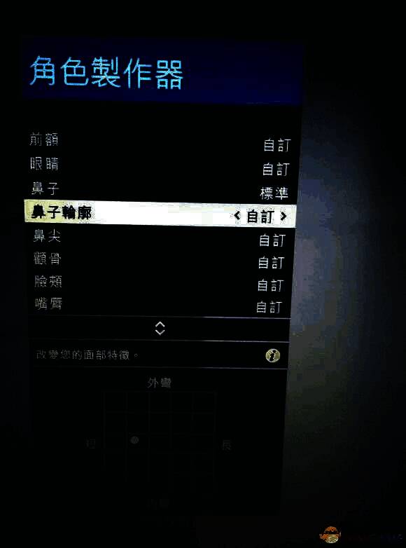 GTA5捏脸数据展示，角色面部细节对比图