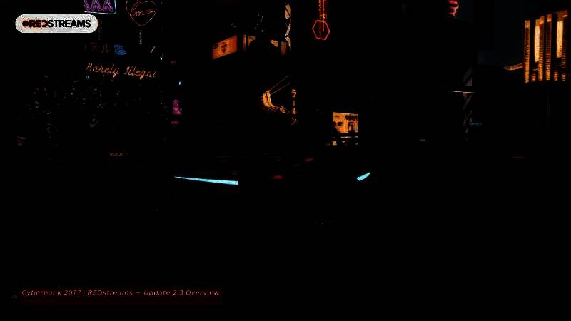 夜之城全景截图，霓虹灯光与高楼大厦交织出赛博朋克风格的城市景观