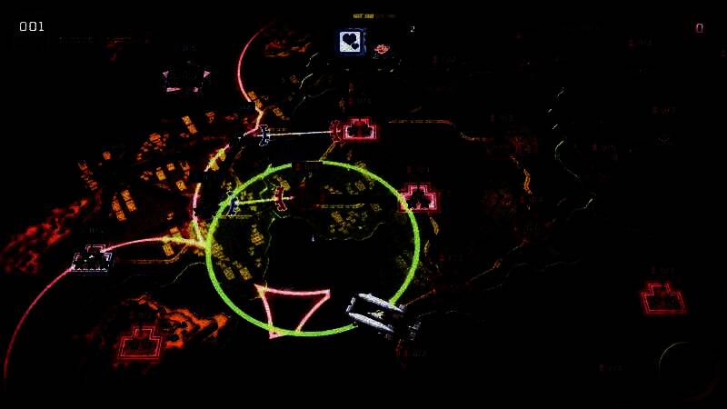 直播舰在战场上释放技能的画面，画面中央为“直播舰”特效，周围敌军被干扰