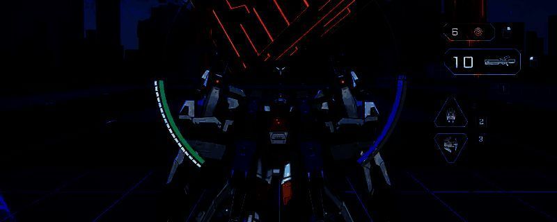 阿奎那机甲机动射束炮实战画面，射出高能光束攻击敌人