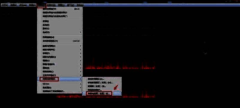 效果菜单展开图，清晰展示‘时间与变调’选项位置