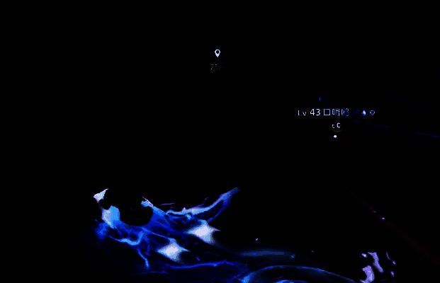 霜降狼宠物展示图，身披冰霜，眼神犀利，站在山崖边缘