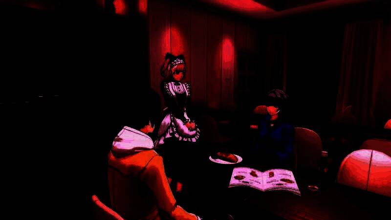 《女神异闻录：夜幕魅影》游戏主界面展示，界面风格充满P5经典元素与炫酷特效