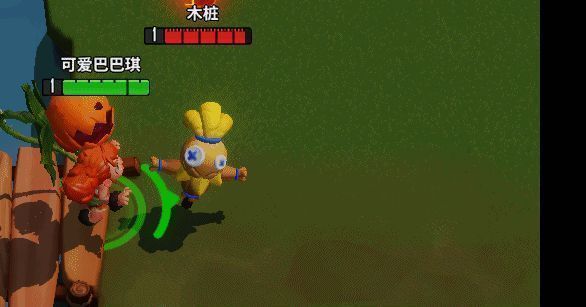 巴巴琪使用食人花抓取敌人，敌人被拉至身前并眩晕