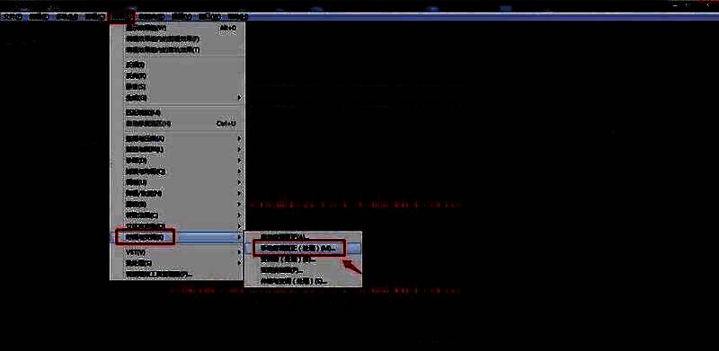 Adobe Audition效果菜单中选择手动音调更正功能界面