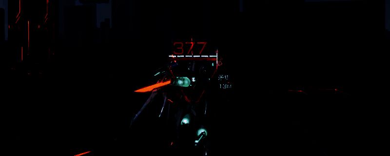 《解限机》游戏中角色使用MSMK技能进行处决的画面，技能特效绚丽，敌人处于倒地状态