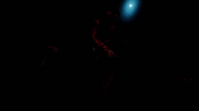 角色在车内操作武器系统，画面充满科技感与战斗氛围