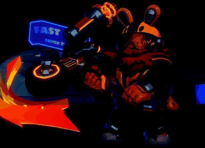 霓光双刀在战斗中闪耀，配合电子音效，视觉与听觉双重享受