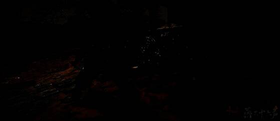 武学特效墨遮山动作展示，刀法挥出黑墨裂山特效