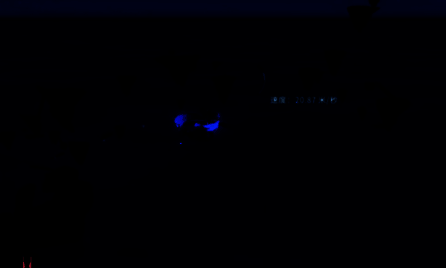 角色飞行降落时翅膀展开的细节展示，背景为广阔地图