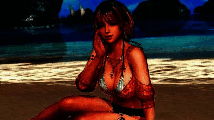 梅格在咖啡馆角落偷懒吃冰棒的场景，画面温馨且充满趣味