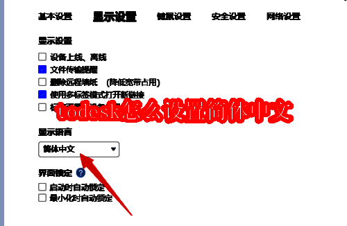 ToDesk登录界面示意图，展示软件首页登录区域