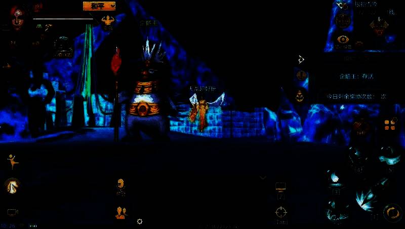 企鹅王在银皑雪原地图中霸气登场，周围玩家围攻战斗场面激烈