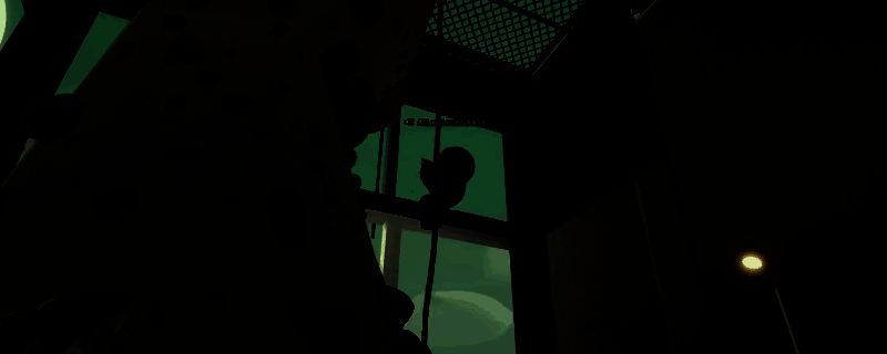 《PEAK》绳索超级跳操作演示图，展示角色在空中切换绳索的动作细节