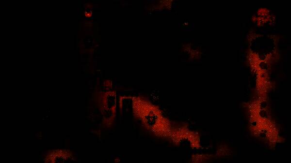 《护核纪元》洞窟探索画面，角色在黑暗中挖掘前进