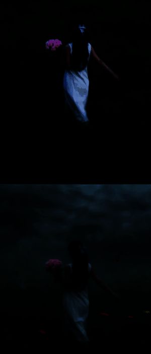 豆包P图指令话术示例展示，界面显示多个修图选项和效果预览