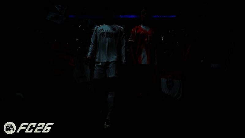 《EA Sports FC 26》封面球星祖德·贝林厄姆与贾马尔·穆西亚拉的宣传图
