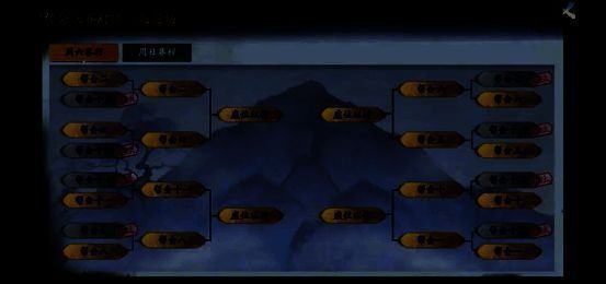 帮会联赛对阵画面，帮会成员激烈交战，战术配合紧密