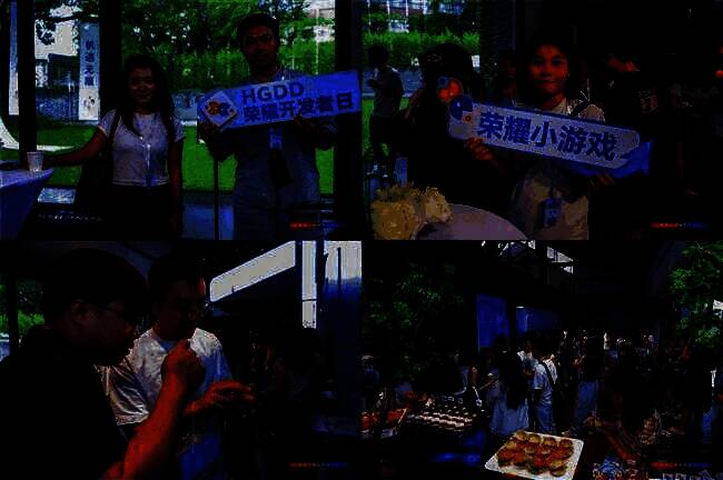 荣耀小游戏团队与开发者合影，共同展望未来