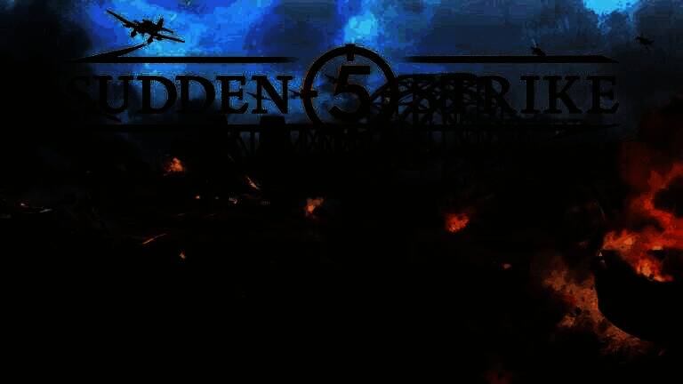 《突袭5》游戏画面，展现二战战场上的激烈战斗场景，坦克与步兵协同作战