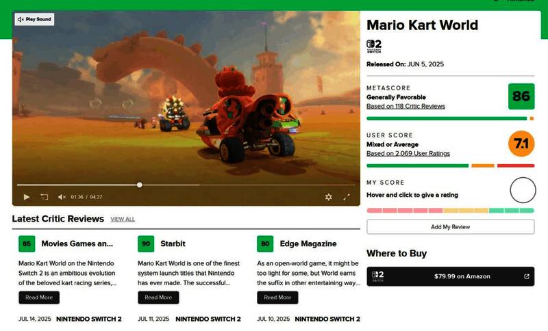 《马里奥赛车：世界》游戏画面，多人竞速场景