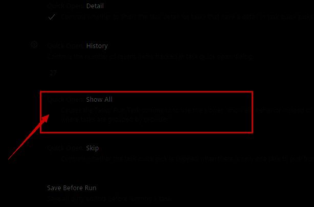 完成勾选后任务栏将显示所有任务项，界面展示完整内容