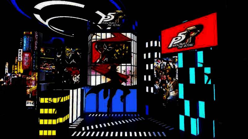 展区入口处的SEGA标志与欢迎横幅，吸引大量玩家驻足