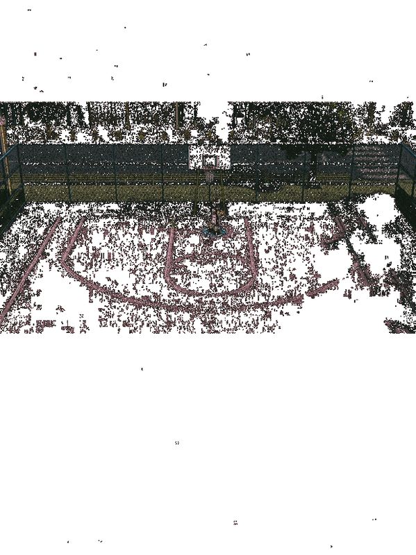 游戏中球员起跳争抢篮板的动态画面，展示起跳时机与位置选择